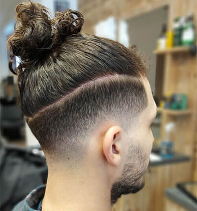 hosszú haj undercut hajvágás - barber shop budapest belváros